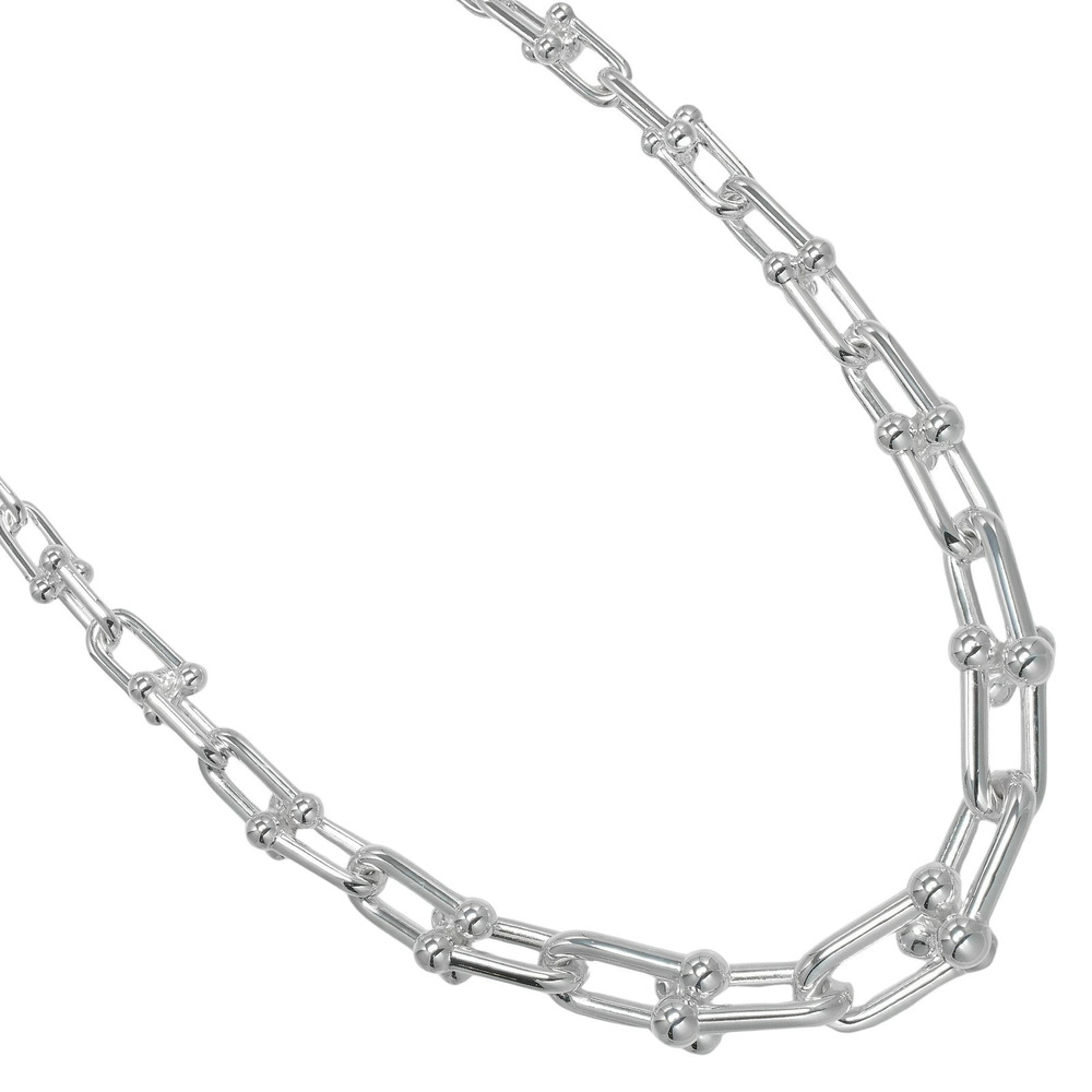 Tiffany Co Graduated Link Necklace Sterling Silver TIFFANYCo